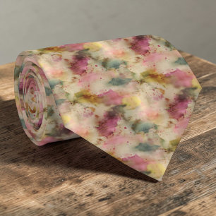 Aquarell-Halsbindenunikat Krawatte