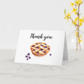 Aquarell Hand bemalt Dankeschön Karte. Karte (Gelbe Blume)