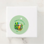 Aquarell Happy St. Patrick's Day Party Accessoire Geschenkanhänger (Beispiel)