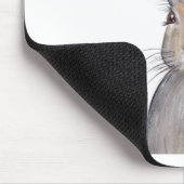 Aquarell Hase Kaninchen Mousepad (Ecke)
