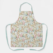 Aquarell-Hasen-Garten Schürze (Vorderseite)