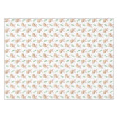 Aquarell-Hasen-Osterpattern mit Grünpflanzen Tischdecke (Vorderseite (Horizontal))