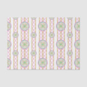Aquarell Helles Mahjong-Medaillon Seidenpapier (Vorderseite)