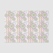 Aquarell Helles Mahjong-Medaillon Seidenpapier (Vorderseite)