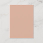 Aquarell-Herbst-Blumen-QR-Code-RSVP-Hochzeit Begleitkarte (Rückseite)