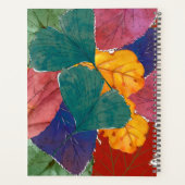 Aquarell Herbst- und Herbstblumen Planer (Rückseite)