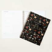 Aquarell-Herbst-Wildblumengarten-Blumenmuster Planer (Anzeige)