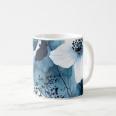 Aquarell Herbstblätter Kaffeetasse (VorderseiteRechts)