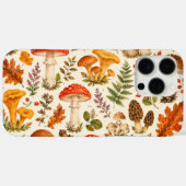 Aquarell-Herbstpilzmuster Case-Mate iPhone Hülle (Rückseite (Horizontal))