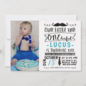 Aquarell-Herr ONEderful Birthday Invitation Einladung (Vorderseite)