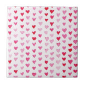 Aquarell-Herzen Fliese (Vorderseite)