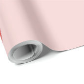 Aquarell-Herzen Nahtloses Muster Geschenkpapier (Rolleneckpunkt)