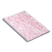 Aquarell-Herzen Notizblock (Rechte Seite)