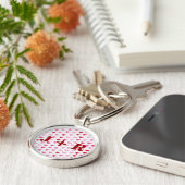 Aquarell-Herzen Schlüsselanhänger (Seite)