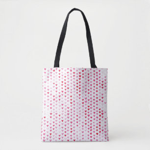 Aquarell-Herzen Tasche