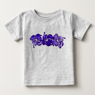 Aquarell-Hibiskus-Kinder-T-Shirt Baby T-shirt