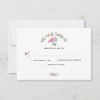 Aquarell-Hibiskus-Maui-Hochzeit