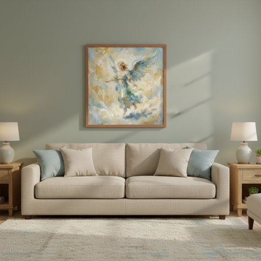 Aquarell Himmlischer Engel Poster