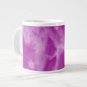 Aquarell-Hintergrundfarbe lila nahtlos Jumbo-Tasse