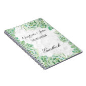 Aquarell Hochzeit Gästebuch Notizblock (Rechte Seite)