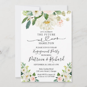 Aquarell-Hochzeitsankündigungs-Einladungen Ankündigung