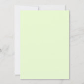 Aquarell Hochzeitsauto Einladung (Rückseite)