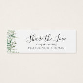 Aquarell Hochzeitskarte (Vorderseite)