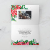 Aquarell Holand Poinsettia Foto Weihnachten (Innenseite)