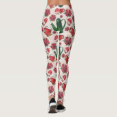 Aquarell Holiday Tee Party Leggings (Rückseite)