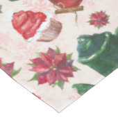 Aquarell Holiday Tee Party Tischdecke (Schrägansicht)