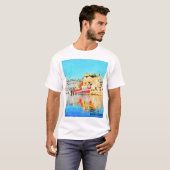 Aquarell Honfleur T-Shirt (Vorne ganz)