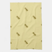 Aquarell-Honig-Biene Geschirrtuch (Vertikal)