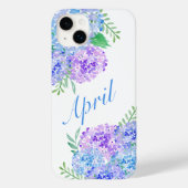 Aquarell Hortensien Chic Floral Case-Mate iPhone Hülle (Rückseite)