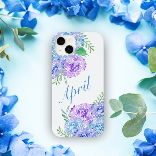 Aquarell Hortensien Chic Floral Case-Mate iPhone Hülle