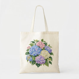 Aquarell Hortensien Garten Tragetasche