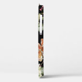 Aquarell-Hortensien-Lilien: Florales Muster Case-Mate iPhone Hülle (Rückseite / Links)