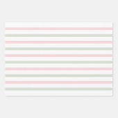 Aquarell Hübsch Blütendarm Geschenkpapier Set (Vorderseite)