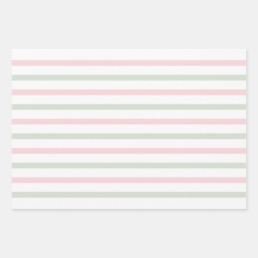 Aquarell Hübsch Blütendarm Geschenkpapier Set (Vorderseite)