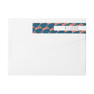 Aquarell-Hummer-Meeresfrüchte-Strand-Hochzeitslogo