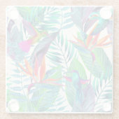 Aquarell Humminbirds im Dschungel 2 Glasuntersetzer (Rückseite)