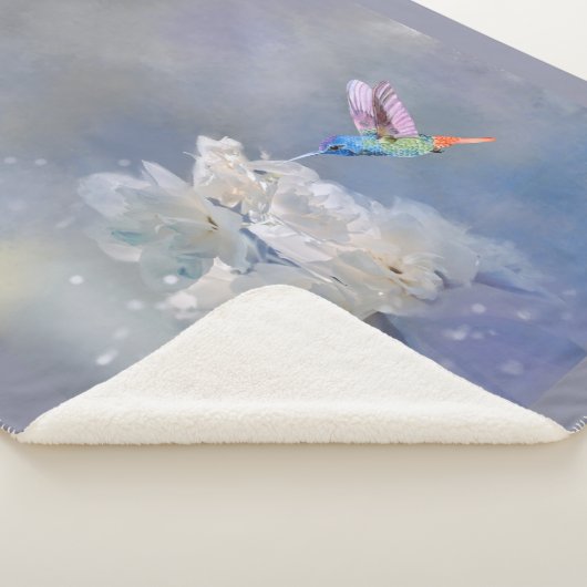 Aquarell Hummingbird Blume Bird Sherpadecke (3/4)