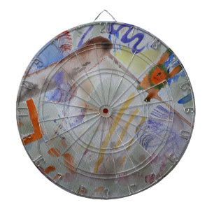 Aquarell Hummingbird Dartboard Dartscheibe