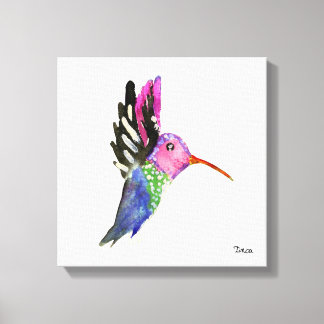 Aquarell Hummingbird Leinwand