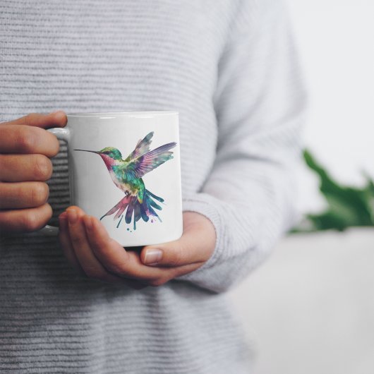 Aquarell Hummingbird Sublimierung für Vogel Lover Kaffeetasse