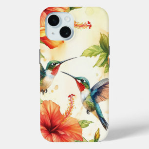 Aquarell Hummingbird und Blume Design Case-Mate iPhone Hülle