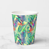 Aquarell Hummingbirds Pappbecher (Rückseite)