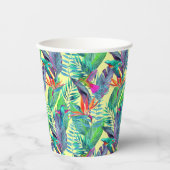 Aquarell Hummingbirds Pappbecher (Vorderseite)