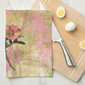 Aquarell Hund Rose Küchentücher (Viertel Falte)