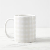 Aquarell Hunde Blume Liebe, Name Gingham Sweet Kaffeetasse (Links)