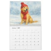 Aquarell-Hundekalender Kalender (Jan 2027)